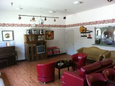 Furnished lounge shown in the Lakeview Lodge photo gallery